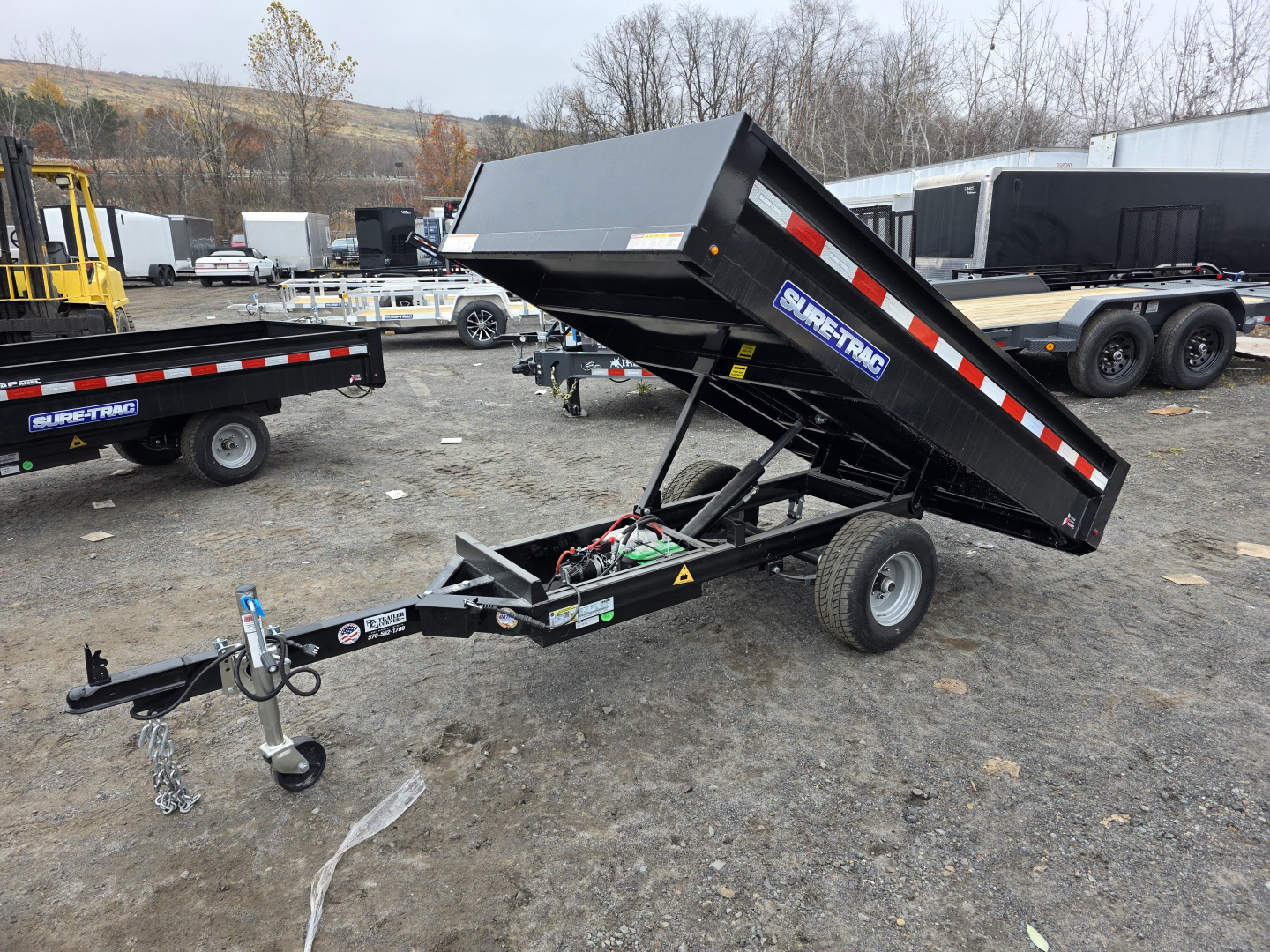 New 2026 Sure-Trac 4.5X8 HOME OWNER Dump Trailer