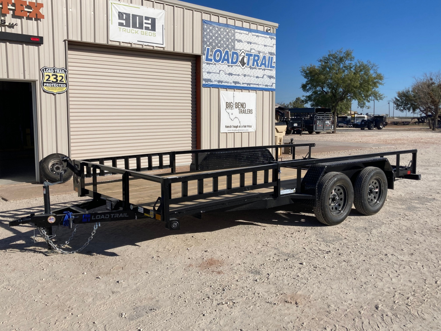 New 2026 Load Trail UT 16' x 83" Tandem Axle Utility Trailer (2" x 3" Angle Frame)
