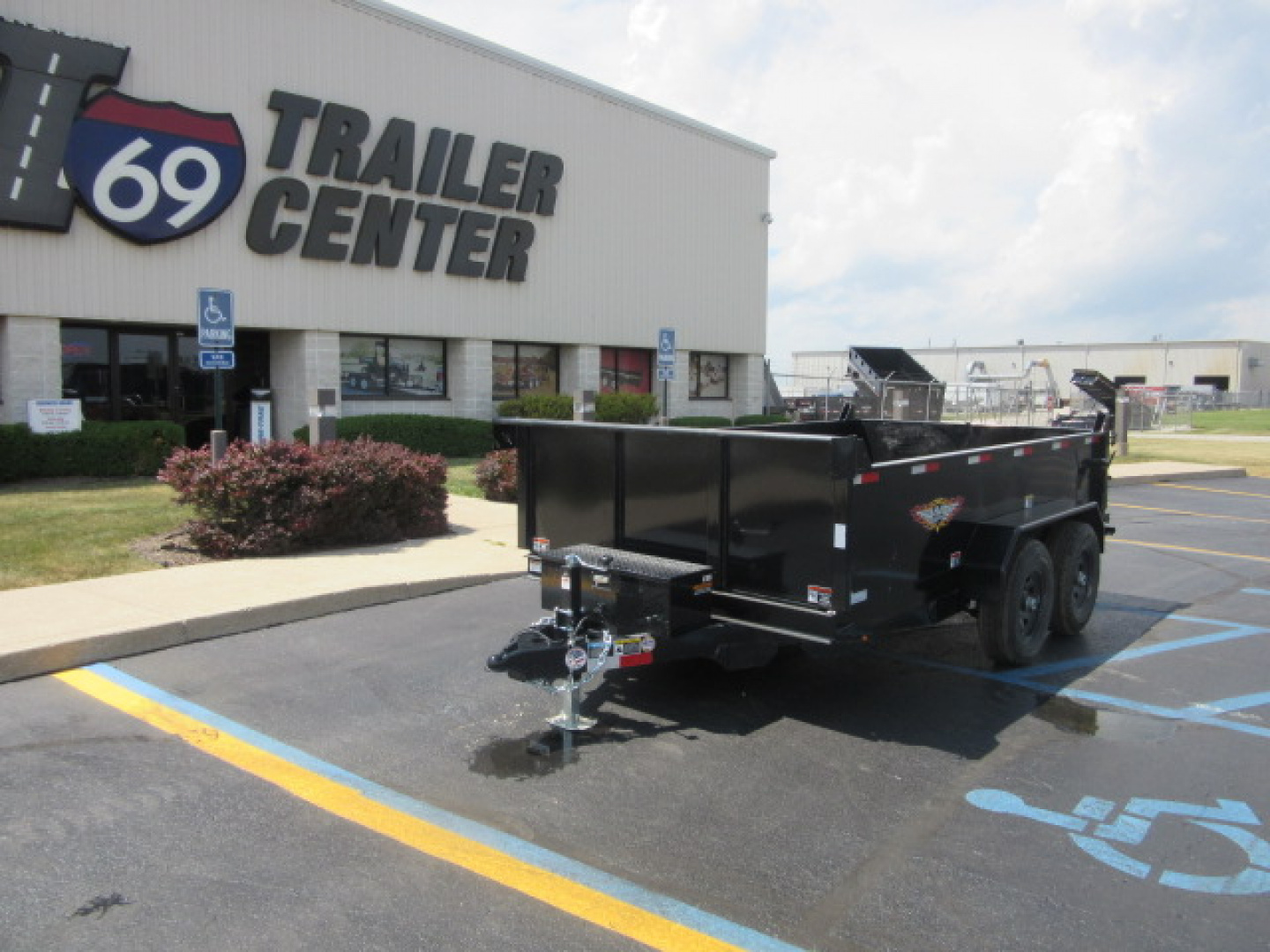 New 2025 H&H Trailers 76 X 12 Single Ram H7612UD-24-100 Dump Trailer 10K