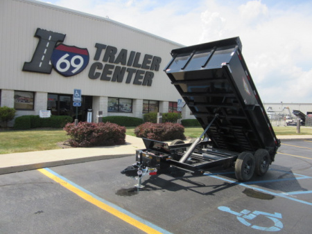 New 2025 H&H Trailers 76 X 12 Single Ram H7612UD-24-100 Dump Trailer 10K