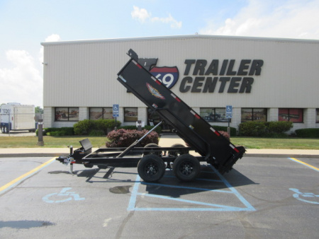 New 2025 H&H Trailers 76 X 12 Single Ram H7612UD-24-100 Dump Trailer 10K