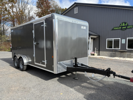 New 2026 Car Mate Trailers 7x16 10K 6'6  Interior Height Custom Cargo / Enclosed Trailer with Ramp Door