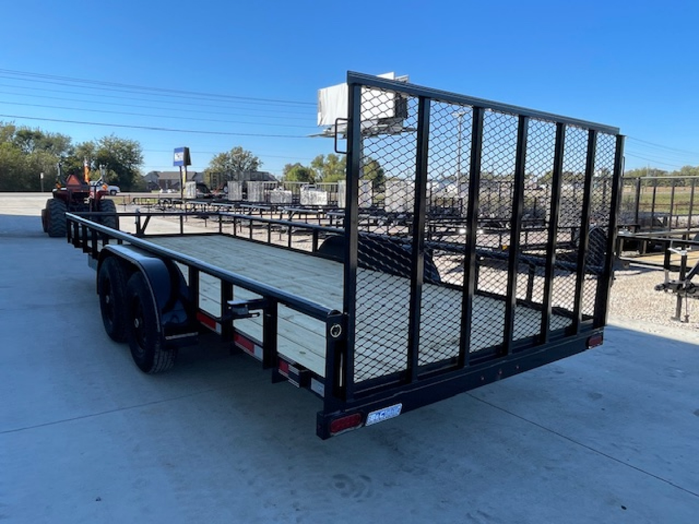 New 2026 DAVIDSON 83X20 UTILITY TANDEM (2)5200lb AXLES ,GVWR 9900lbs, ,4' GATE, WRAPPED TONGUE