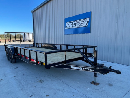 New 2026 DAVIDSON 83X20 UTILITY TANDEM (2)5200lb AXLES ,GVWR 9900lbs, ,4' GATE, WRAPPED TONGUE