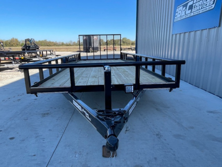 New 2026 DAVIDSON 83X20 UTILITY TANDEM (2)5200lb AXLES ,GVWR 9900lbs, ,4' GATE, WRAPPED TONGUE