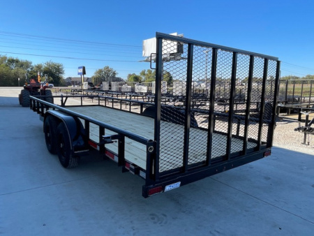 New 2026 DAVIDSON 83X20 UTILITY TANDEM (2)5200lb AXLES ,GVWR 9900lbs, ,4' GATE, WRAPPED TONGUE