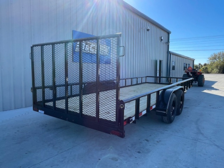 New 2026 DAVIDSON 83X20 UTILITY TANDEM (2)5200lb AXLES ,GVWR 9900lbs, ,4' GATE, WRAPPED TONGUE