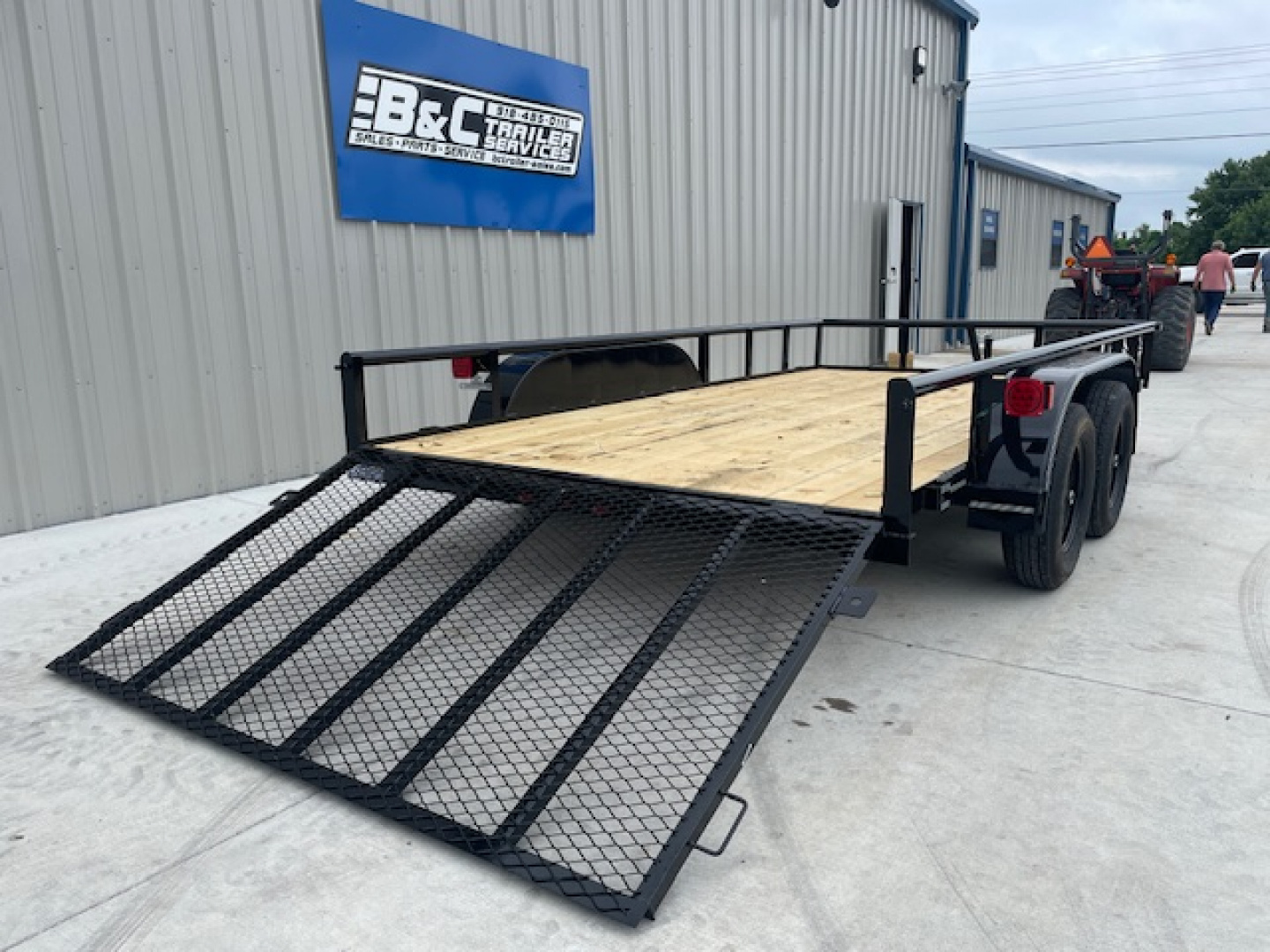 New 2026 DAVIDSON 83X14 TANDEM AXLE PIPE TOP UTILITY W/4' GATE