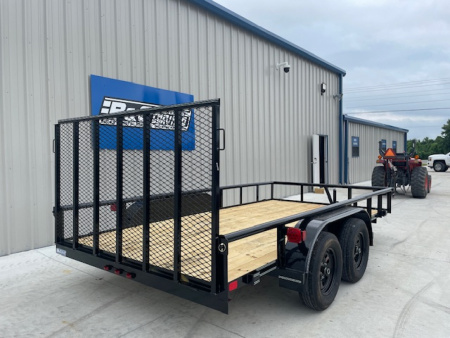 New 2026 DAVIDSON 83X14 TANDEM AXLE PIPE TOP UTILITY W/4' GATE