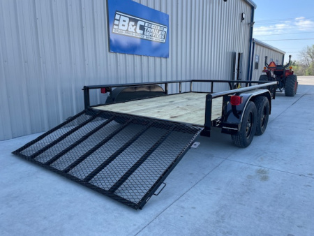 New 2026 DAVIDSON 83X12 TANDEM AXLE UTILITY PIPE TOP W/4' GATE