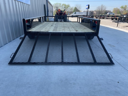 New 2026 DAVIDSON 83X12 TANDEM AXLE UTILITY PIPE TOP W/4' GATE