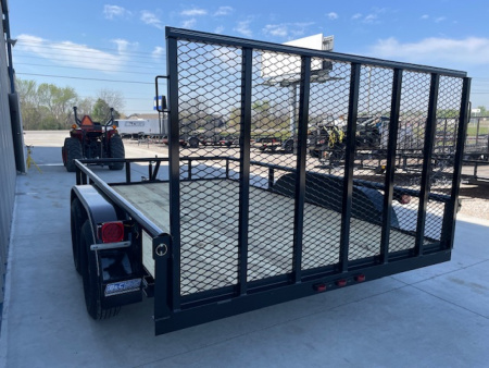 New 2026 DAVIDSON 83X12 TANDEM AXLE UTILITY PIPE TOP W/4' GATE