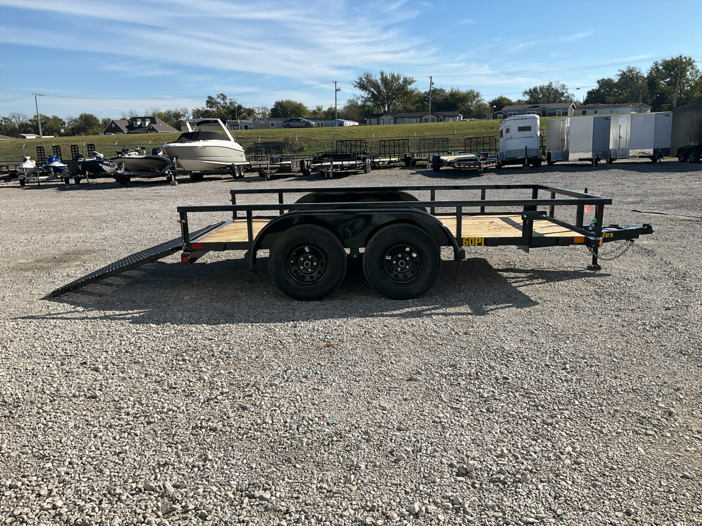 New 2026 Big Tex 77"x12' BP Tandem Axle Utility Trailer – 60PI