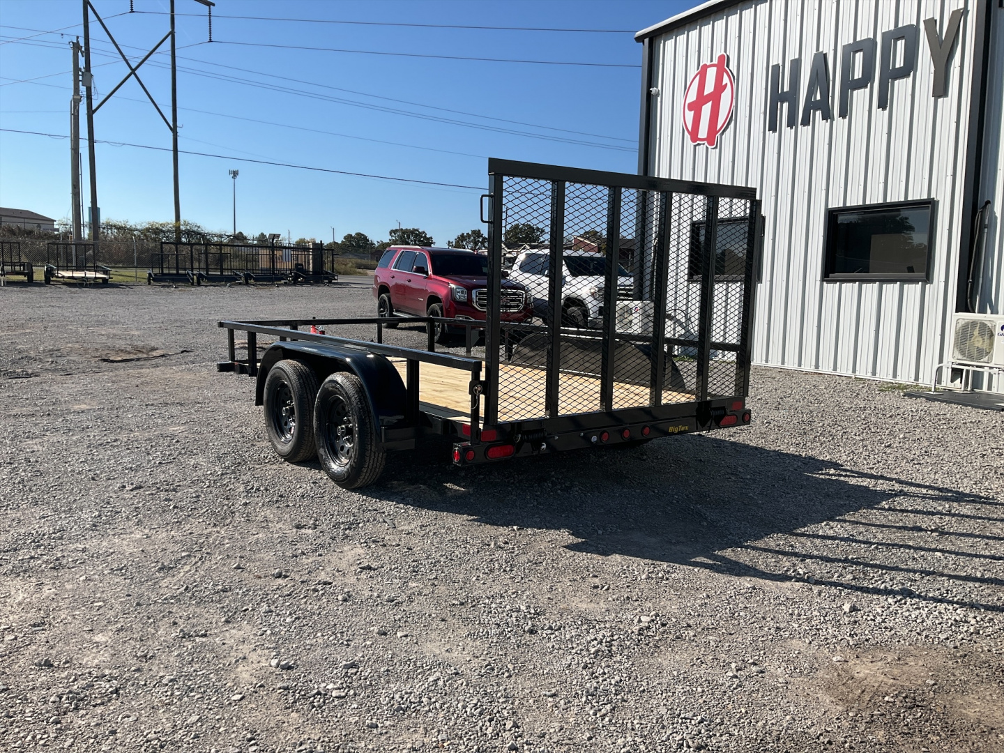 New 2026 Big Tex 77"x12' BP Tandem Axle Utility Trailer – 60PI