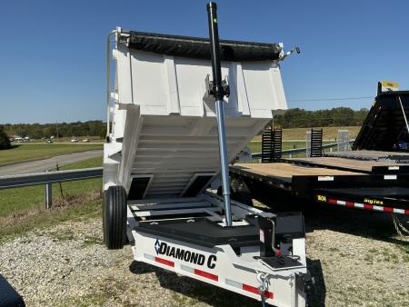 New 2026 Diamond C LPT207 14’ Dump Trailer 32’HIGH SIDES, TARP, RAMPS, STABILIZER FEET, 15.4K GVWR