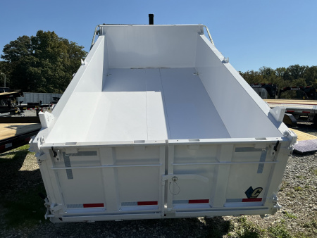 New 2026 Diamond C LPT207 14’ Dump Trailer 32’HIGH SIDES, TARP, RAMPS, STABILIZER FEET, 15.4K GVWR