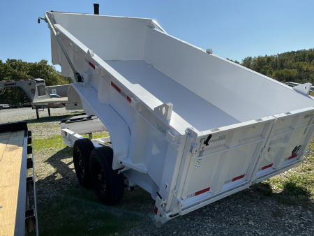 New 2026 Diamond C LPT207 14’ Dump Trailer 32’HIGH SIDES, TARP, RAMPS, STABILIZER FEET, 15.4K GVWR