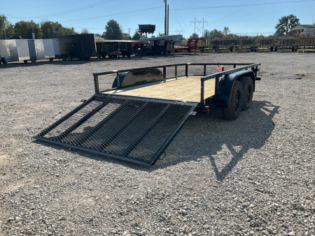 New 2026 Big Tex 77"x12' BP Tandem Axle Utility Trailer – 60PI