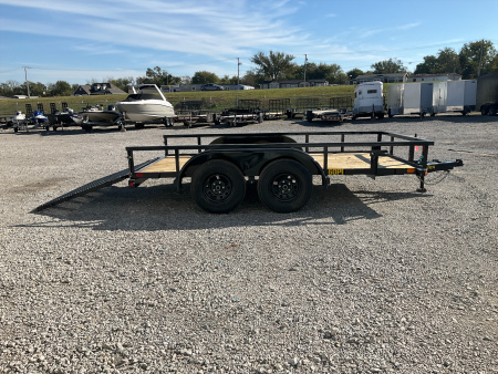 New 2026 Big Tex 77"x12' BP Tandem Axle Utility Trailer – 60PI