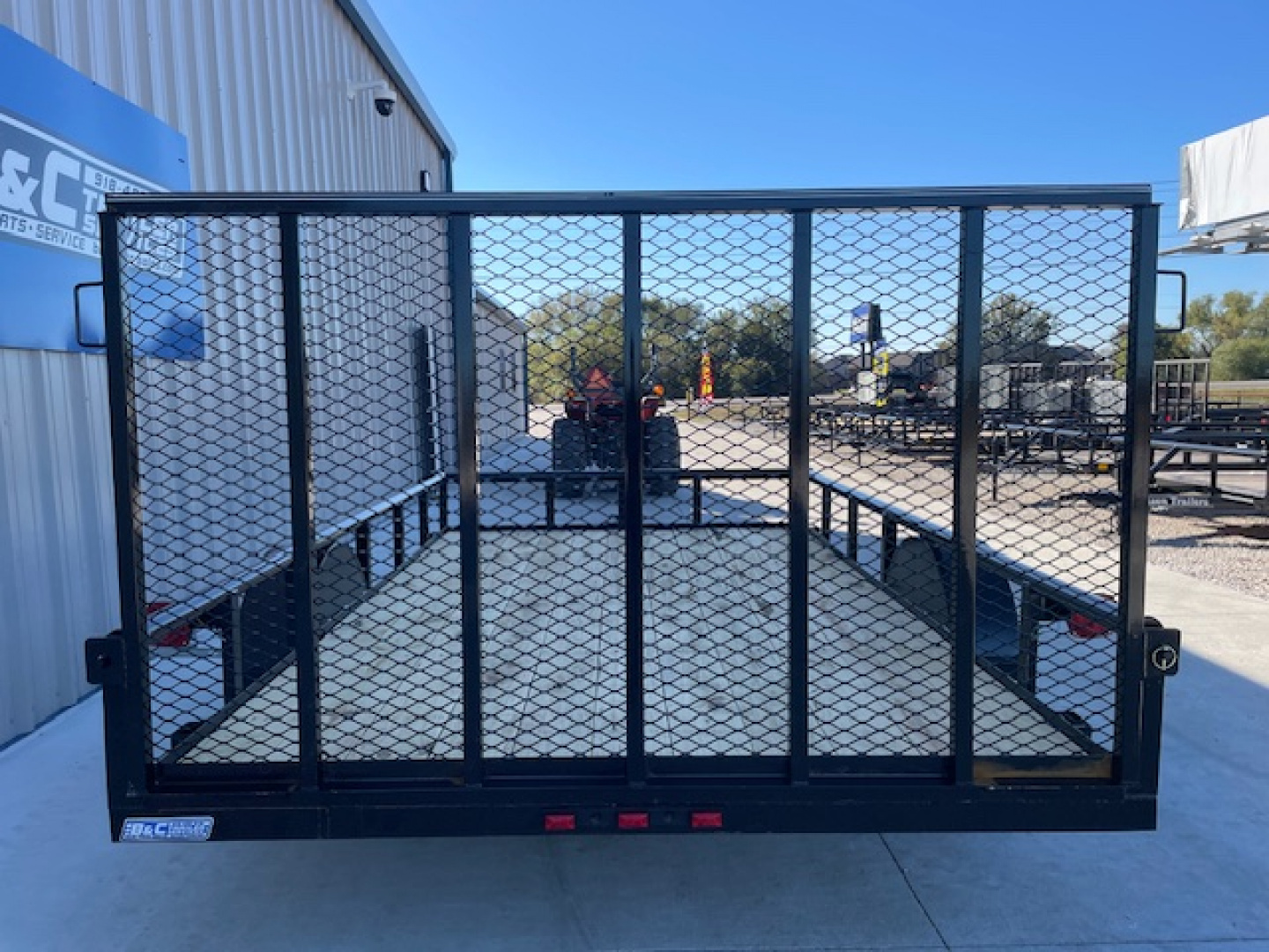 New 2026 DAVIDSON 83X12 PIPE TOP SINGLE AXLE UTILITY W/ 4' GATE