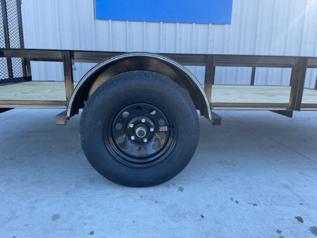 New 2026 DAVIDSON 72X12 SINGLE AXLE ANGLE TOP UTILITY W/ 4' GATE