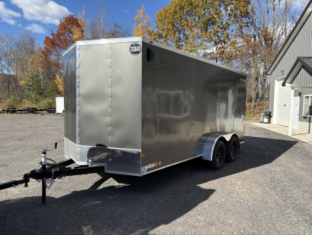 New 2026 WELLS CARGO 7x16 Fasttrac Deluxe w/ 6'6  Interior Height Cargo / Enclosed Trailer