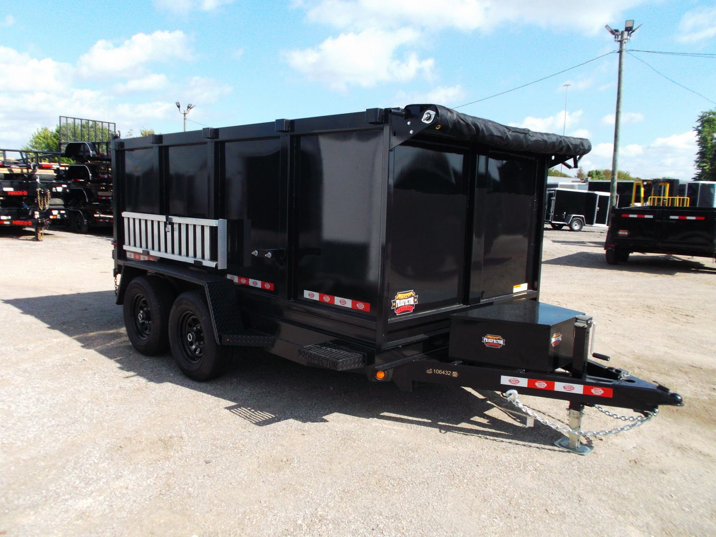 New 2026 Prospector 6X12 CW 10K Dump Trailer / 48