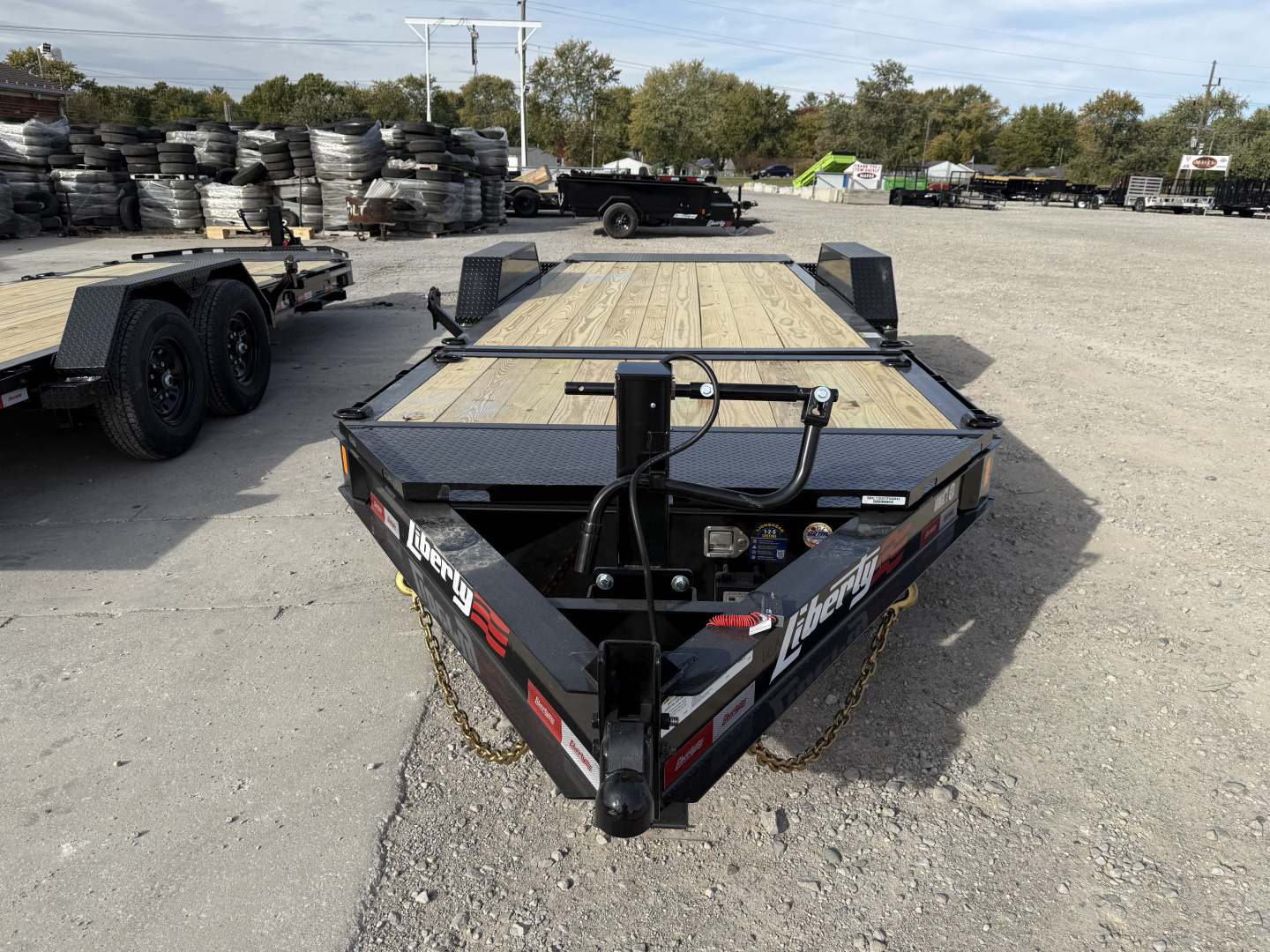 New 2026 LIBERTY LT14K83X20SPB8WF Tilt Trailer 83X20 TA PARTIAL (GVW:14000) MIDNIGHT BLACK