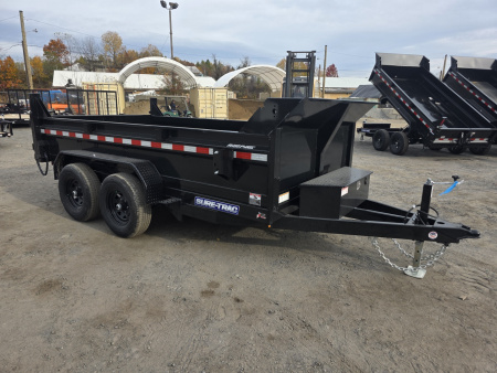 New 2026 Sure-Trac 6X12 10K - BATT CHARGER Dump Trailer