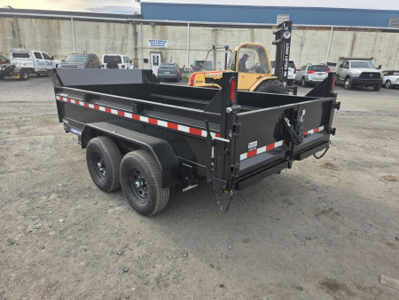 New 2026 Sure-Trac 6X12 10K - BATT CHARGER Dump Trailer