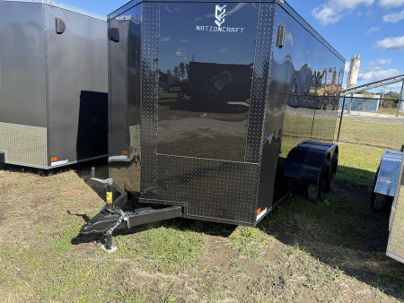 New 2026 NationCraft Trailers 7 x 14 TA POLYCORE Cargo / Enclosed Trailer