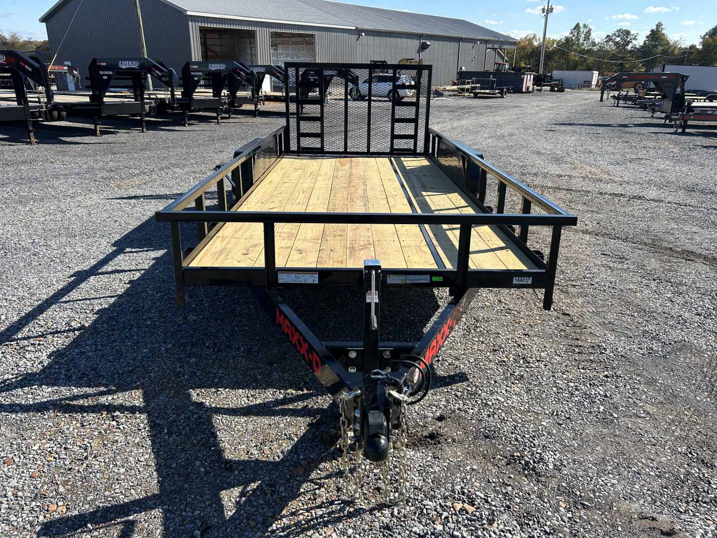 New 2026 MAXXD 83" X 18' 10K Utility Trailer
