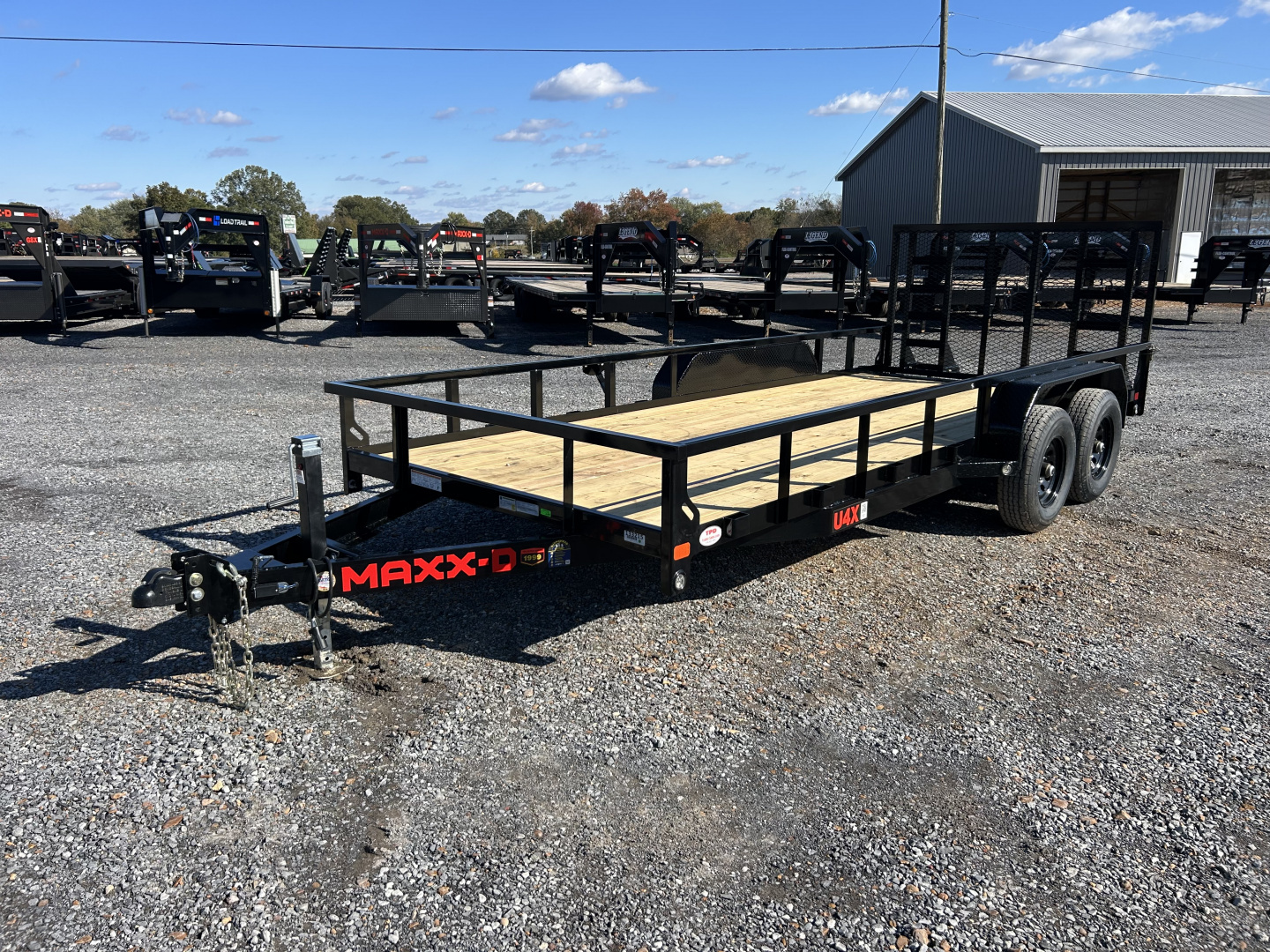 New 2026 MAXXD 83" X 18' 10K Utility Trailer