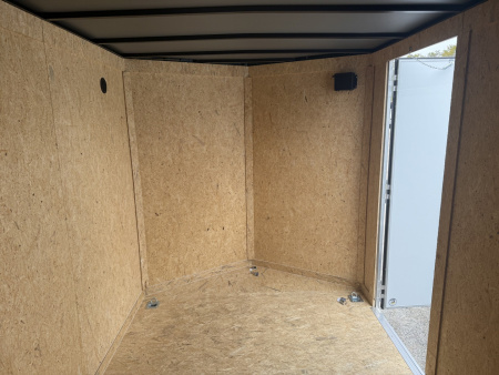 New TX7X12SA TEXAS TRAILERS 7' X 12' CARGO / ENCLOSED TRAILER W/ 7' INTERIOR HEIGHT, REAR RAMP DOOR & SIDE DOOR