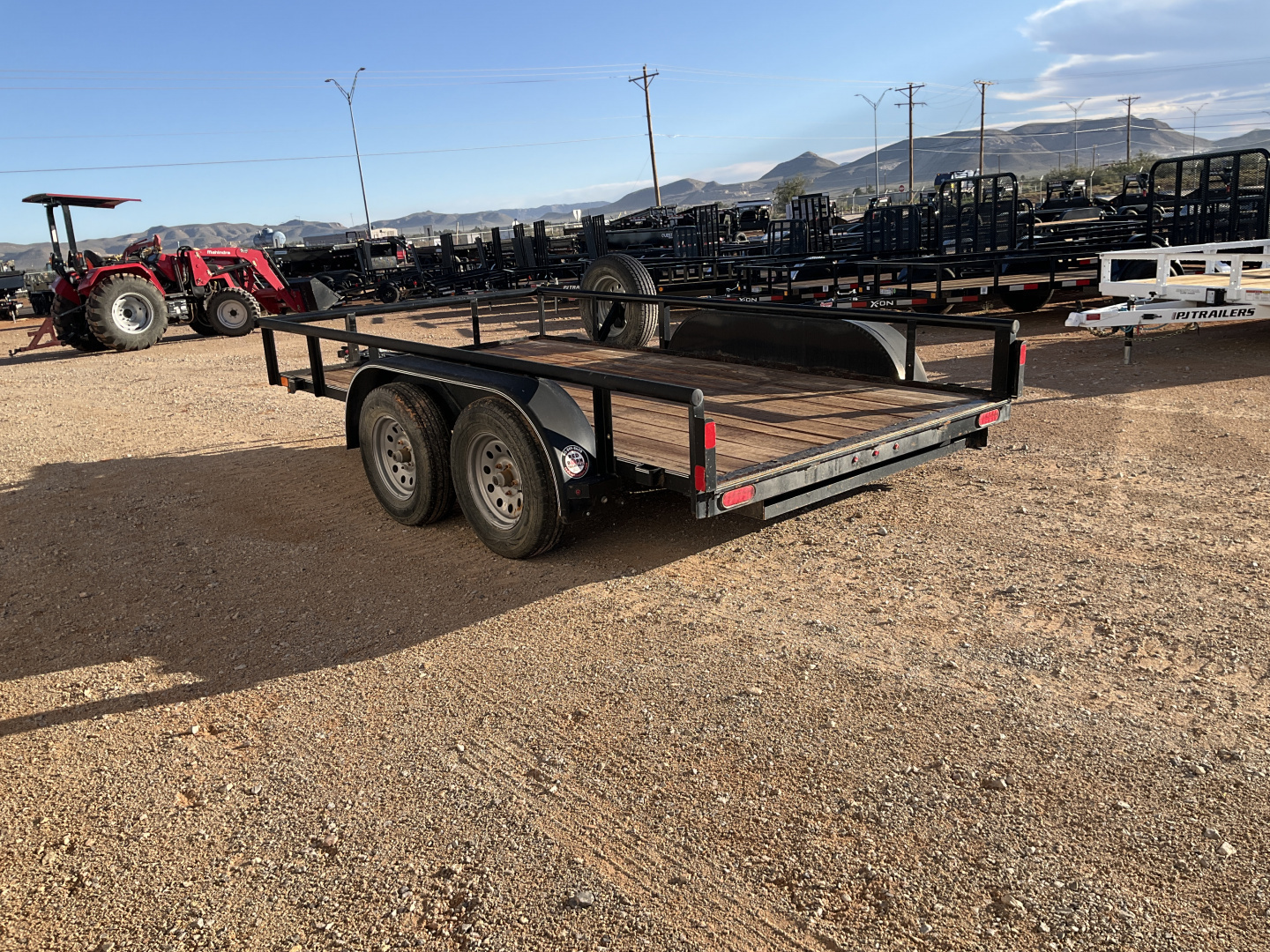 Used 2017 Lamar Trailers 72"x12' Tandem Axle Utility