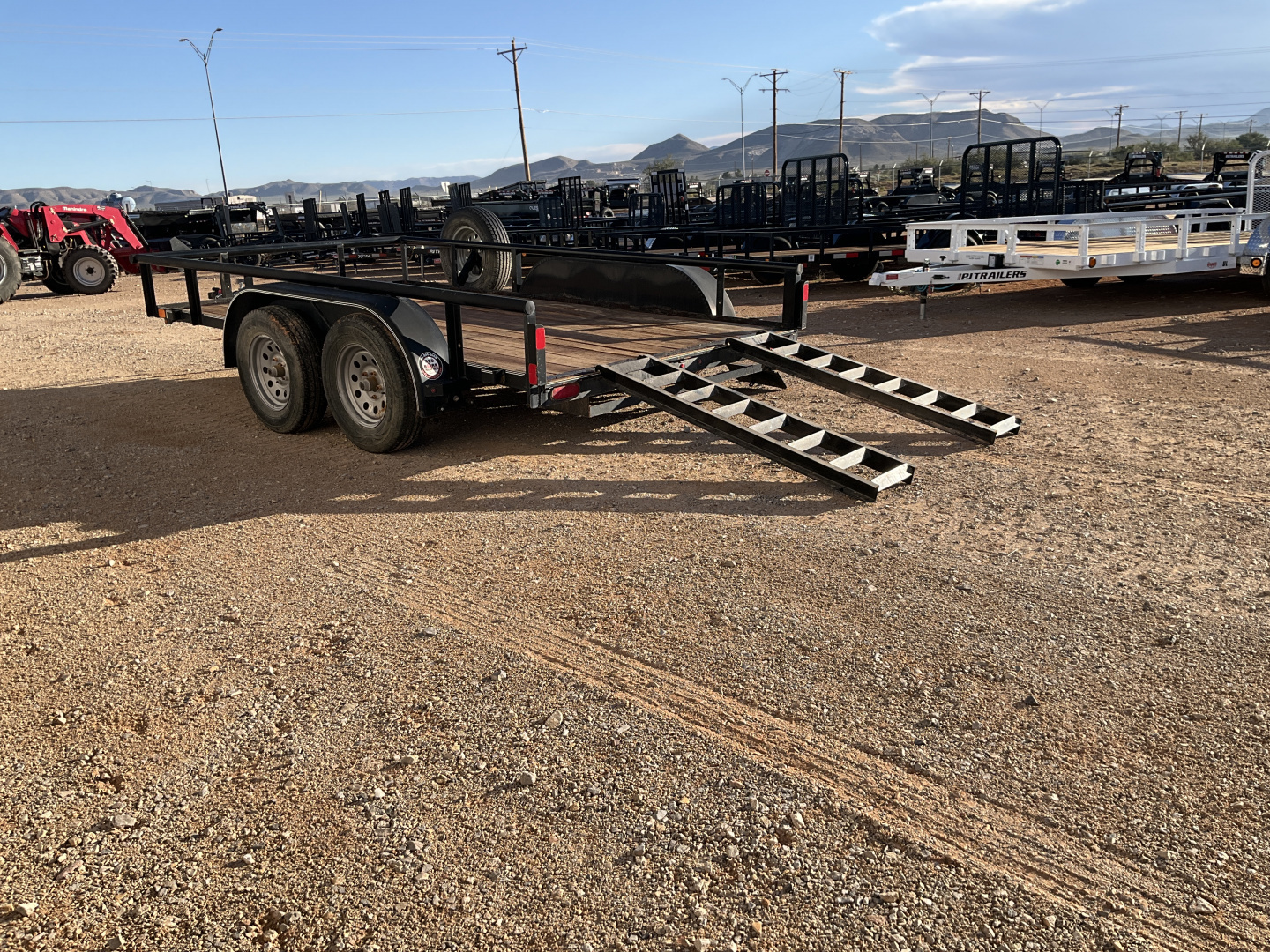 Used 2017 Lamar Trailers 72"x12' Tandem Axle Utility