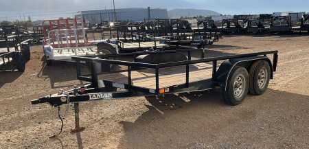 Used 2017 Lamar Trailers 72"x12' Tandem Axle Utility