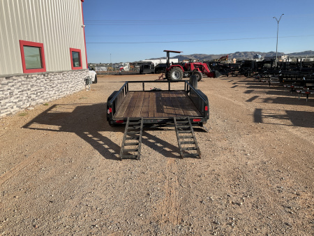 Used 2017 Lamar Trailers 72"x12' Tandem Axle Utility