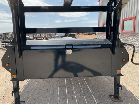 Used 2025 Big Tex 102"x40' GN Flatbed w/ Mega Ramps