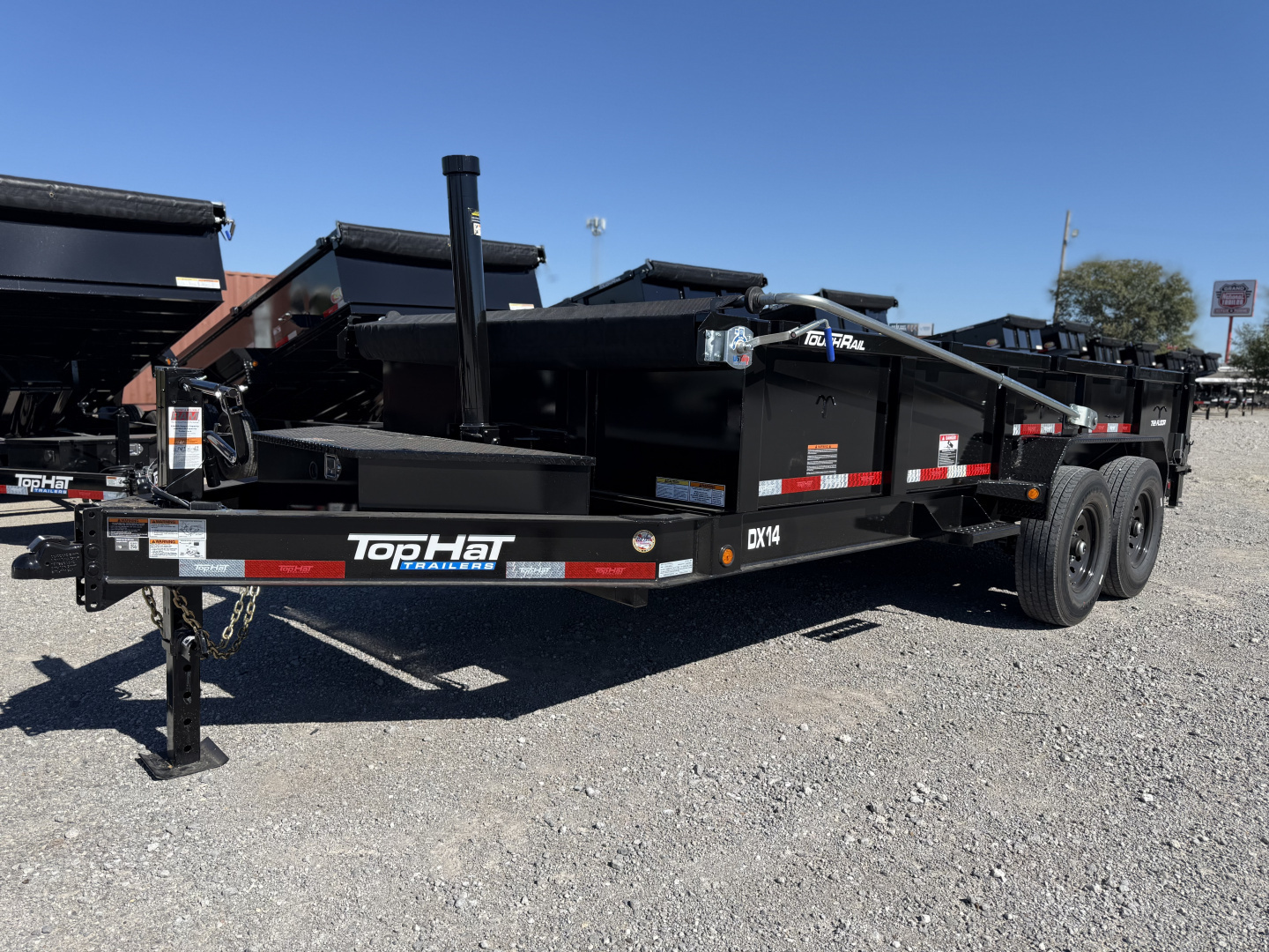 New Top Hat Trailers DX14-16x83 Telescopic Lift Dump Dump Trailer