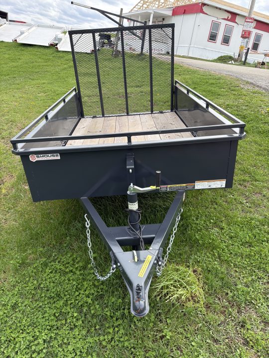 Used 2025 Belmont 5x8 Utility Trailer w/ 18" Solid Sides
