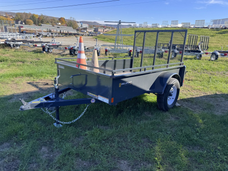 Used 2025 Belmont 5x8 Utility Trailer w/ 18" Solid Sides