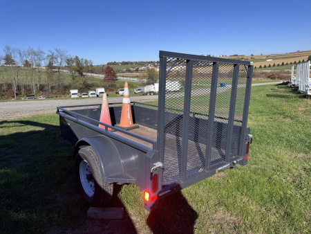Used 2025 Belmont 5x8 Utility Trailer w/ 18  Solid Sides