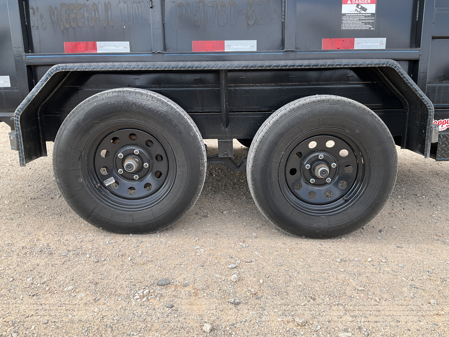 Used 2025 Chuy's 72"x10' Dump w/ 36" Sides