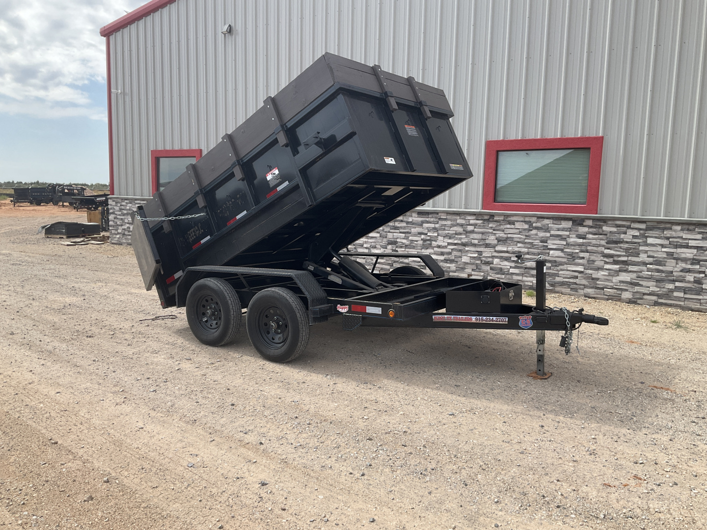 Used 2025 Chuy's 72"x10' Dump w/ 36" Sides
