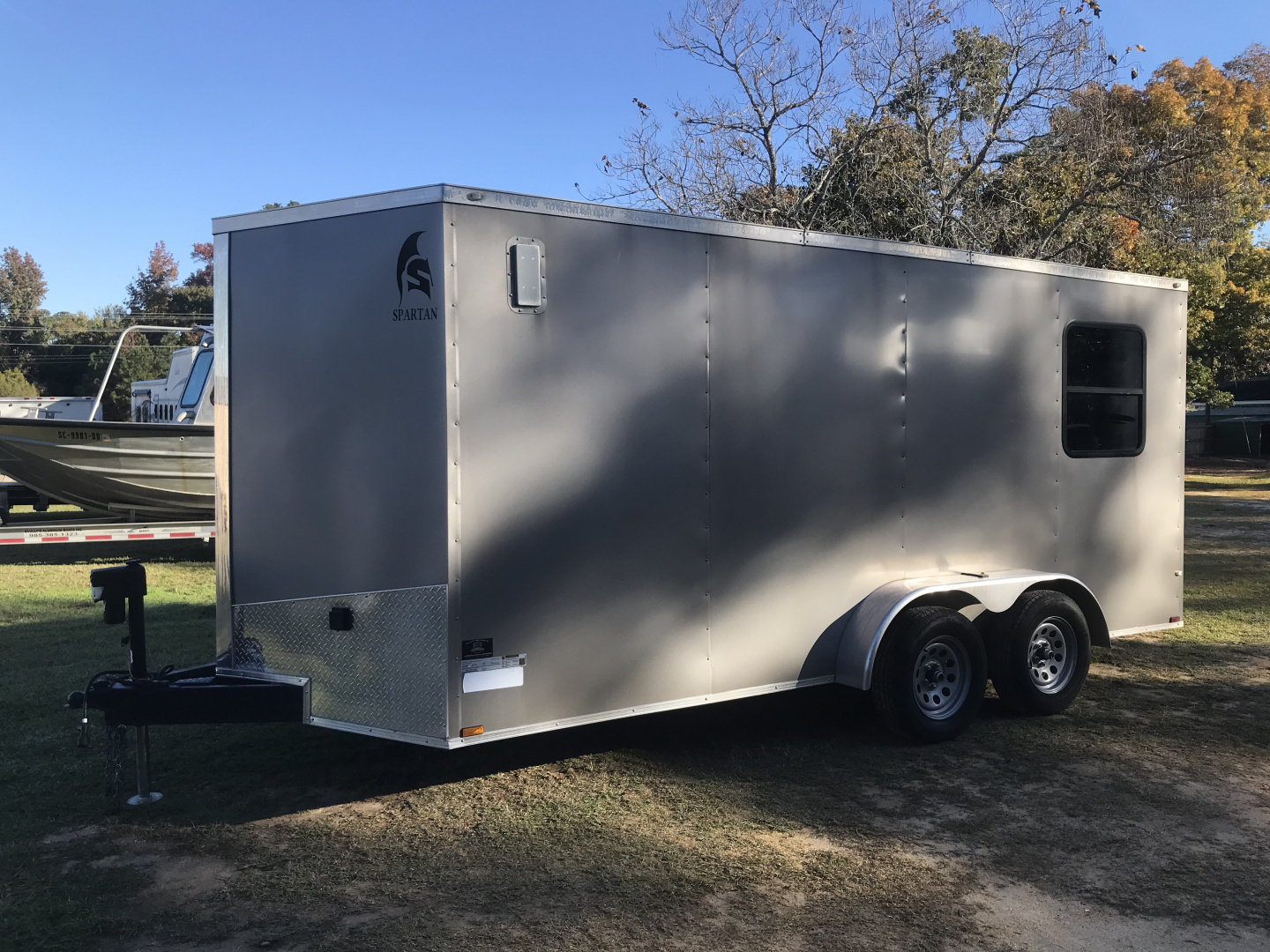 Used 2023 Spartan Cargo 7X16TA Cargo / Enclosed Trailer