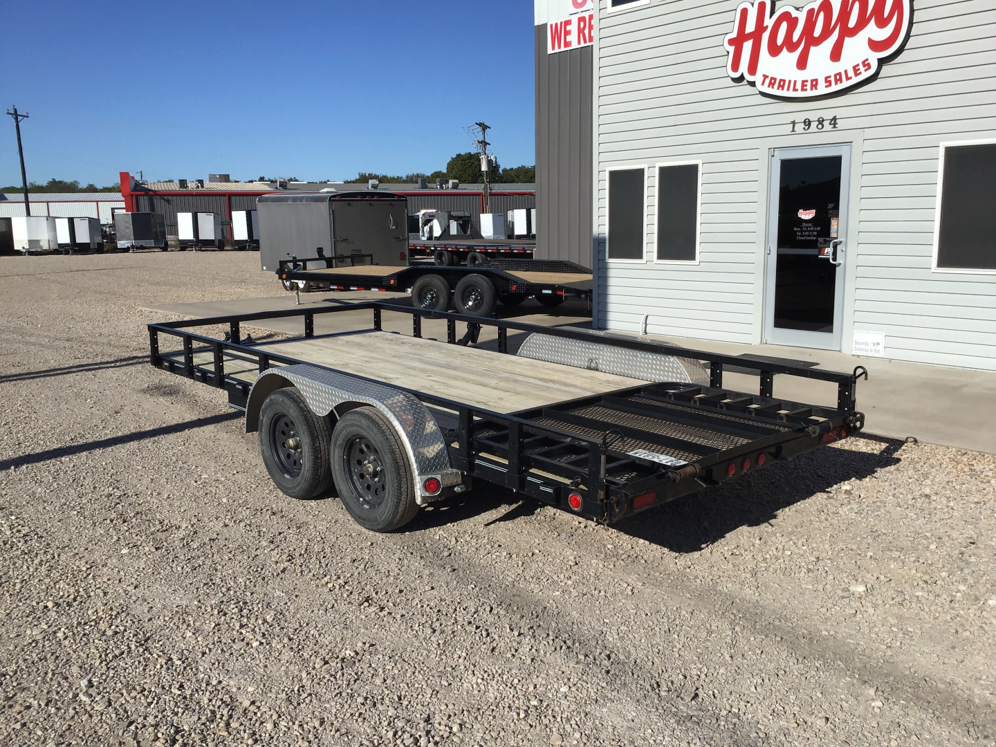 Used 2022 PJ 83"x16' Tandem Axle Utility Trailer- UL