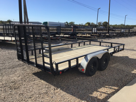 Used 2022 PJ 83"x16' Tandem Axle Utility Trailer- UL