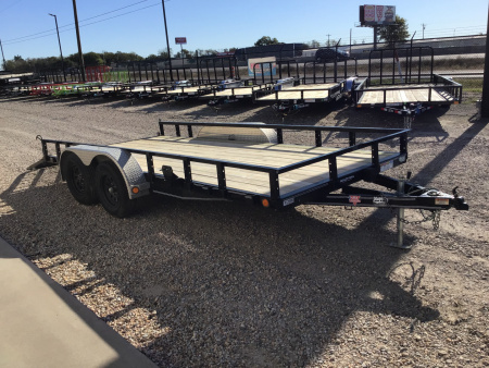 Used 2022 PJ 83"x16' Tandem Axle Utility Trailer- UL