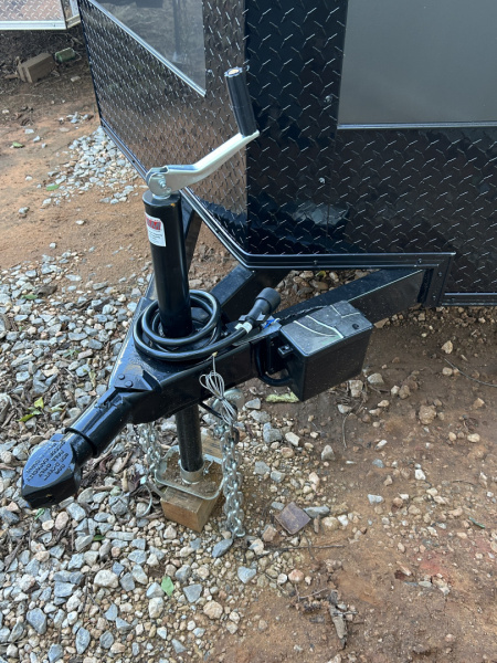 New 2025 Family Trailer 6x12 Tandem Axles Cargo / Enclosed Trailer-Screwless Exterior-Blackout Pkg-Rear Spoiler